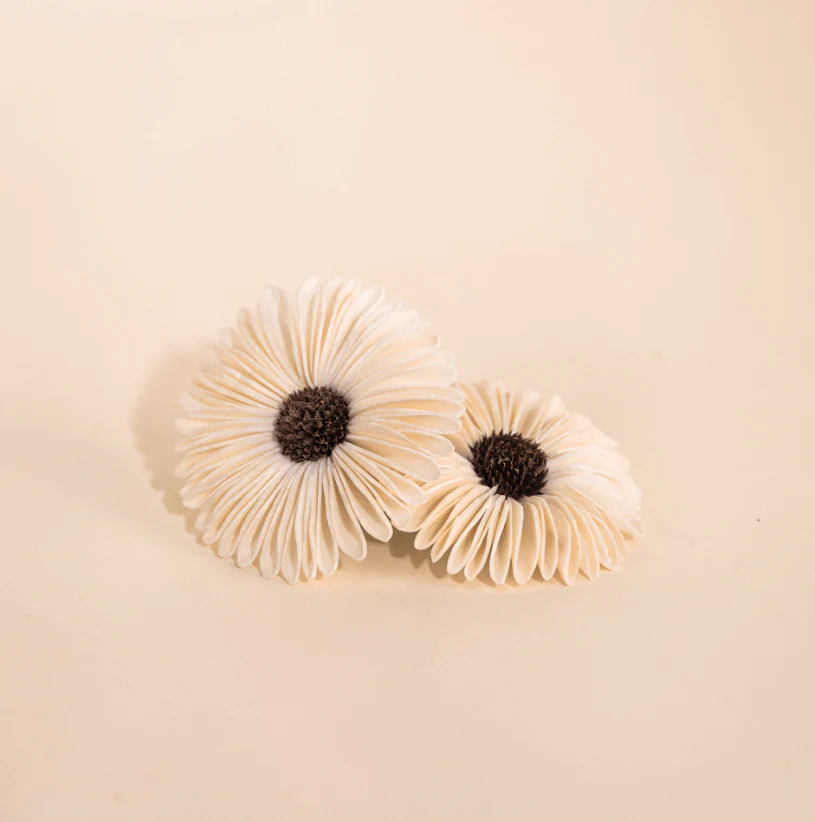 3" Autumn Sunflower (4 X  Single Flower)