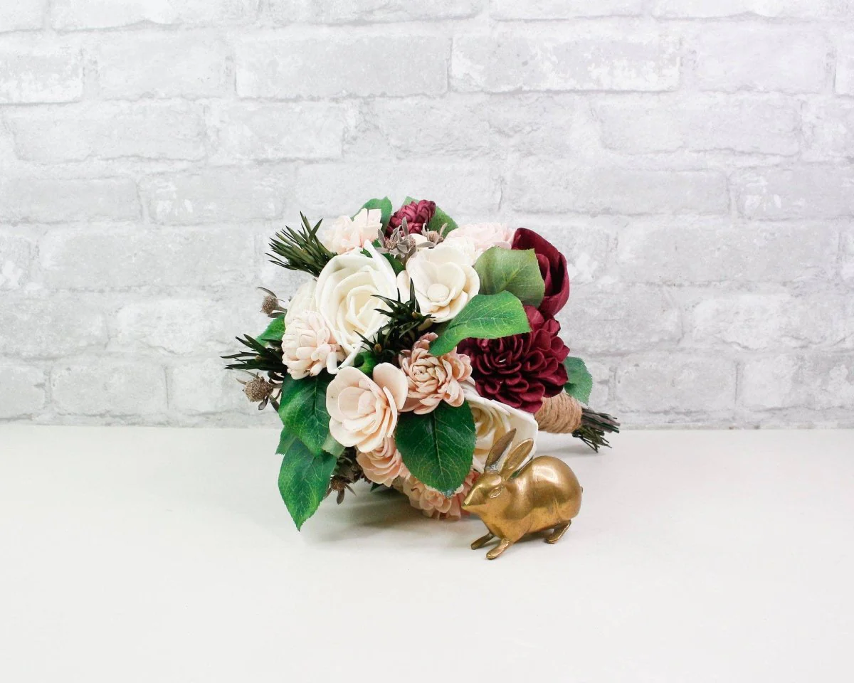 Blushing Belle Bridesmaid Bouquet - Image 5