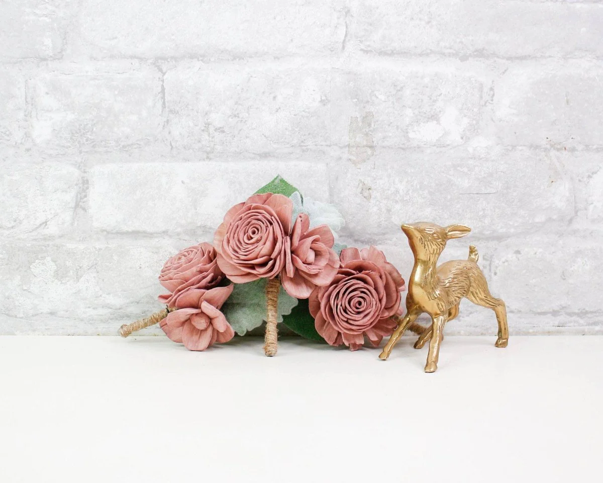 Cinder Rose Boutonniere (Set of 3) - Image 5