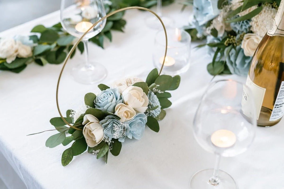 Custom Hoop Centerpiece