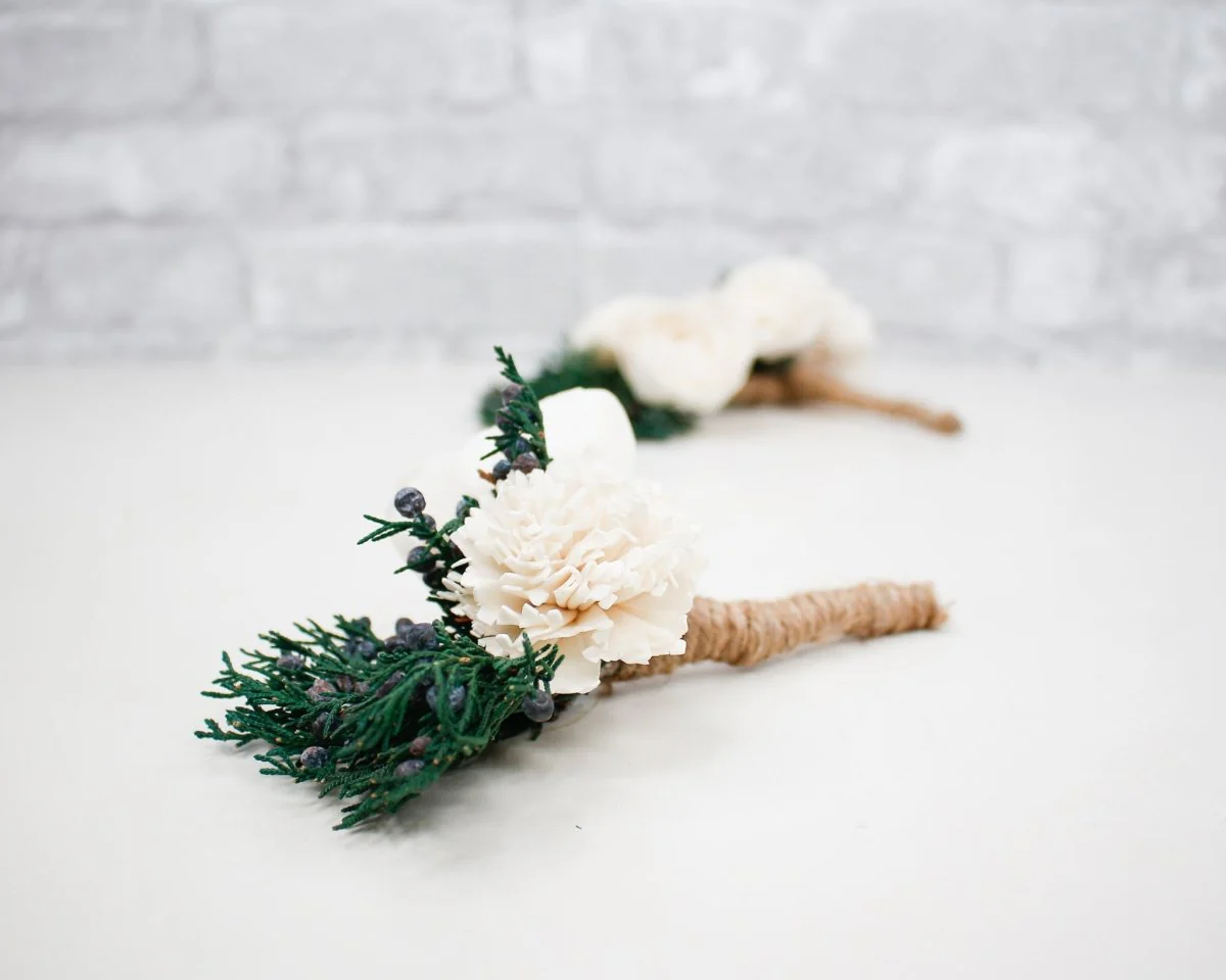 Juniper Boutonniere (Set Of 3) - Image 2