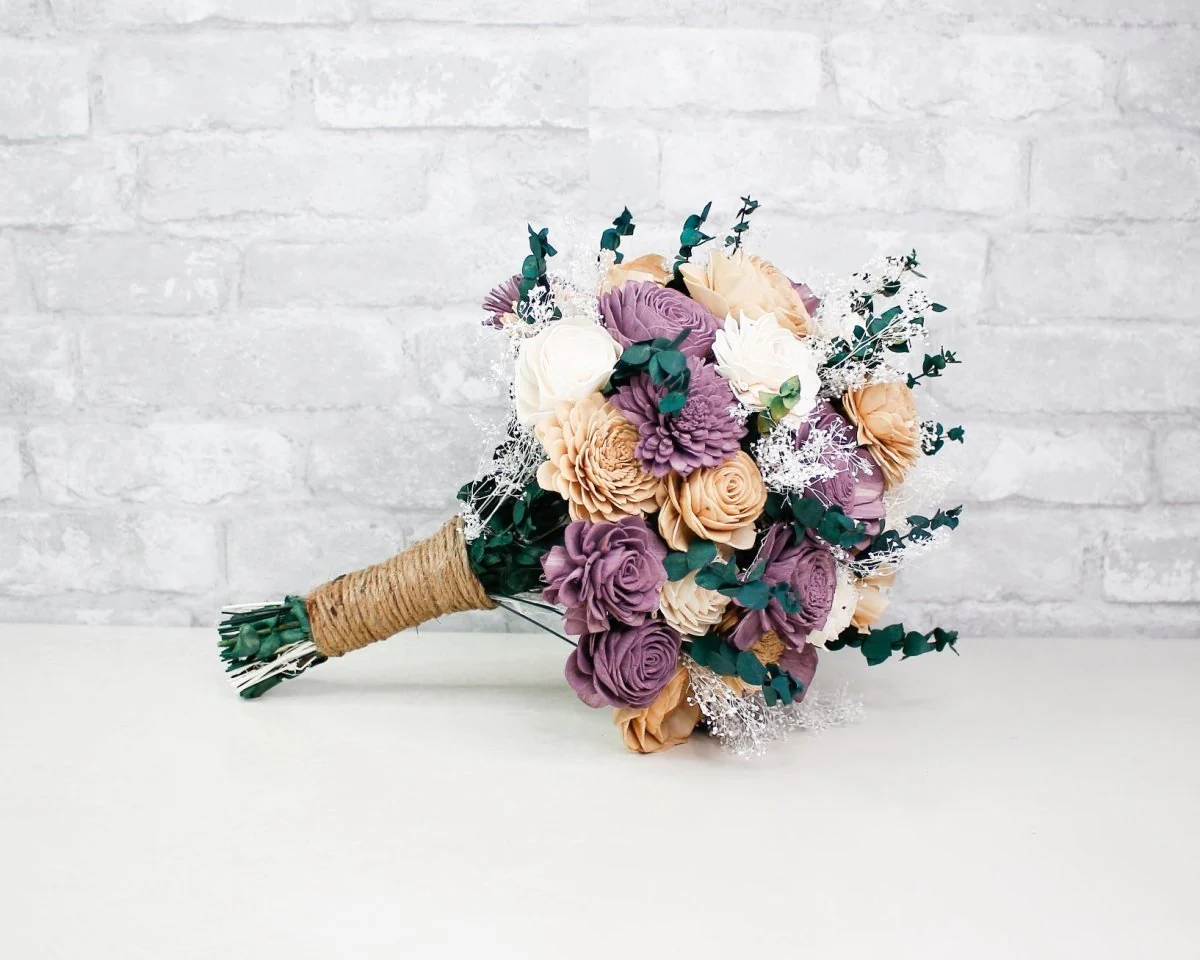 Mulberry Dreams Finished Bouquet - Image 5