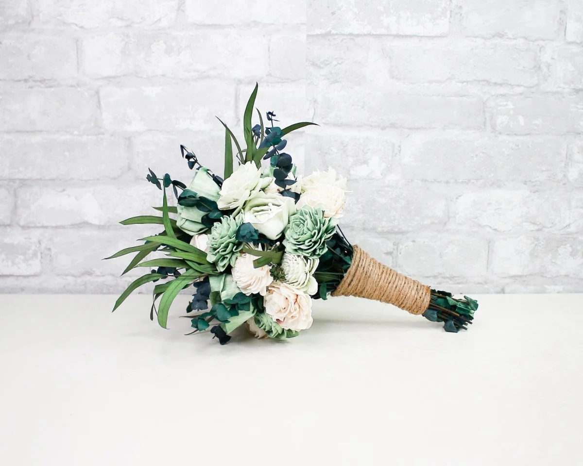Olive Branch Bridesmaid Bouquet* - Image 4
