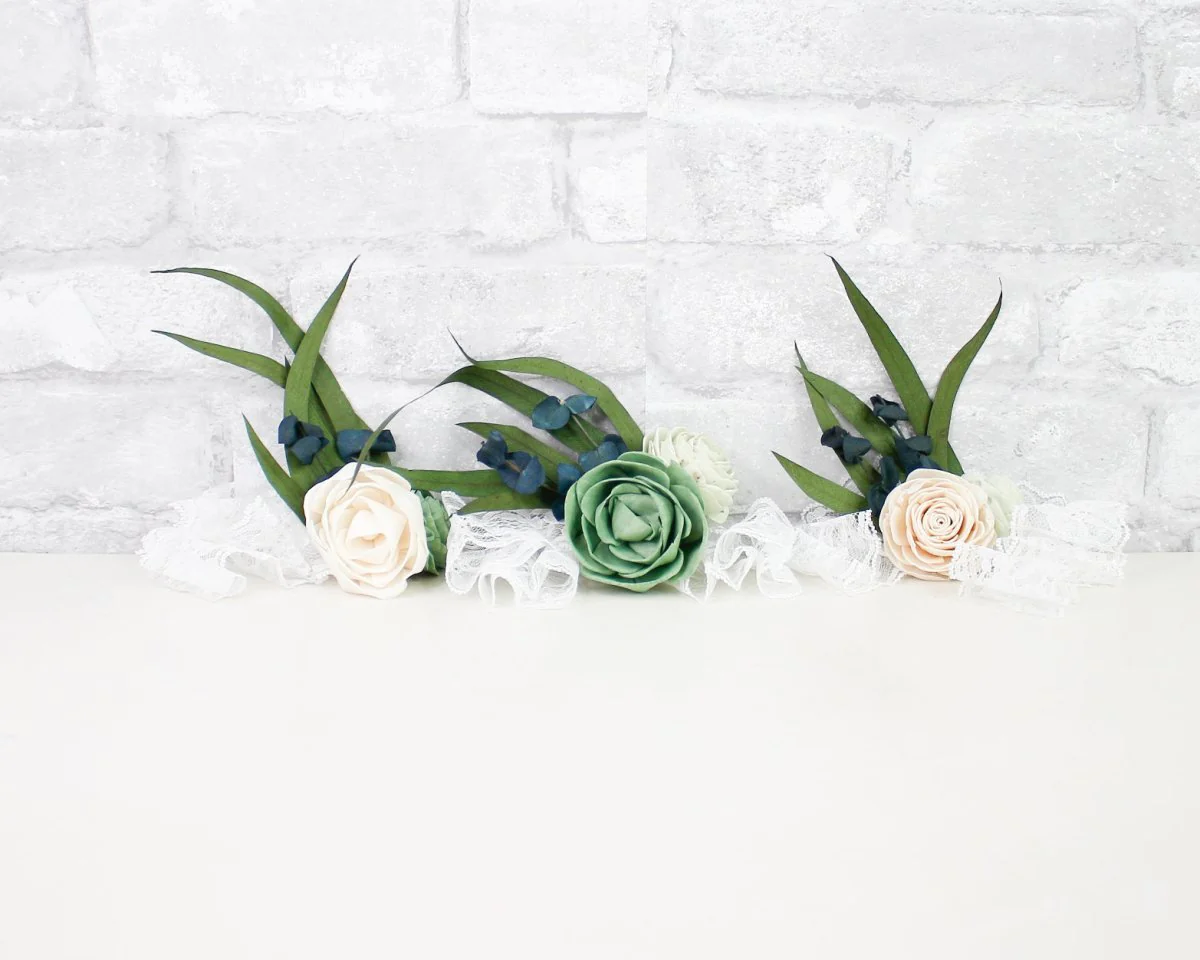 Olive Branch Corsage (Set of 3)