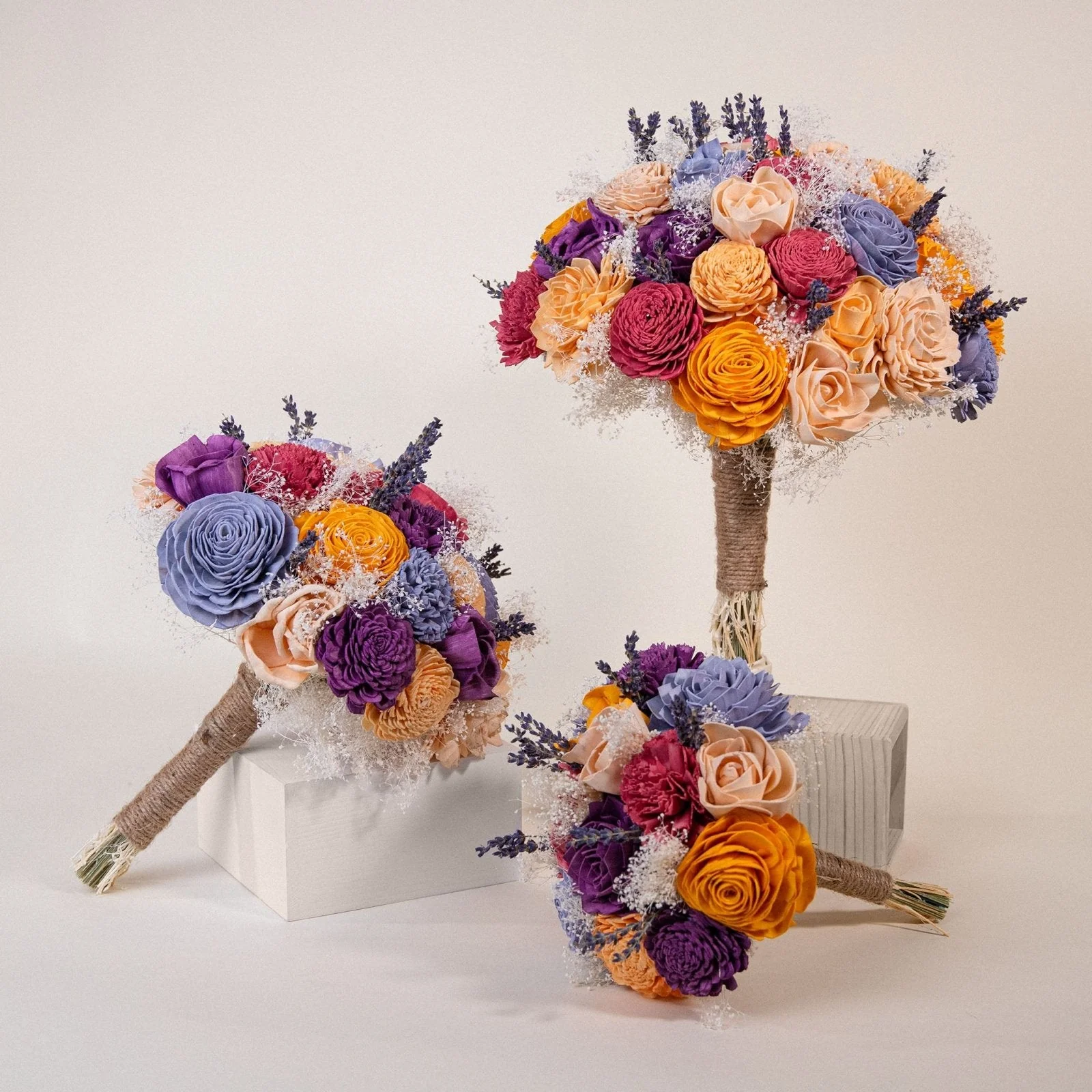 Peach Dawn Bridal Bouquet - Image 5