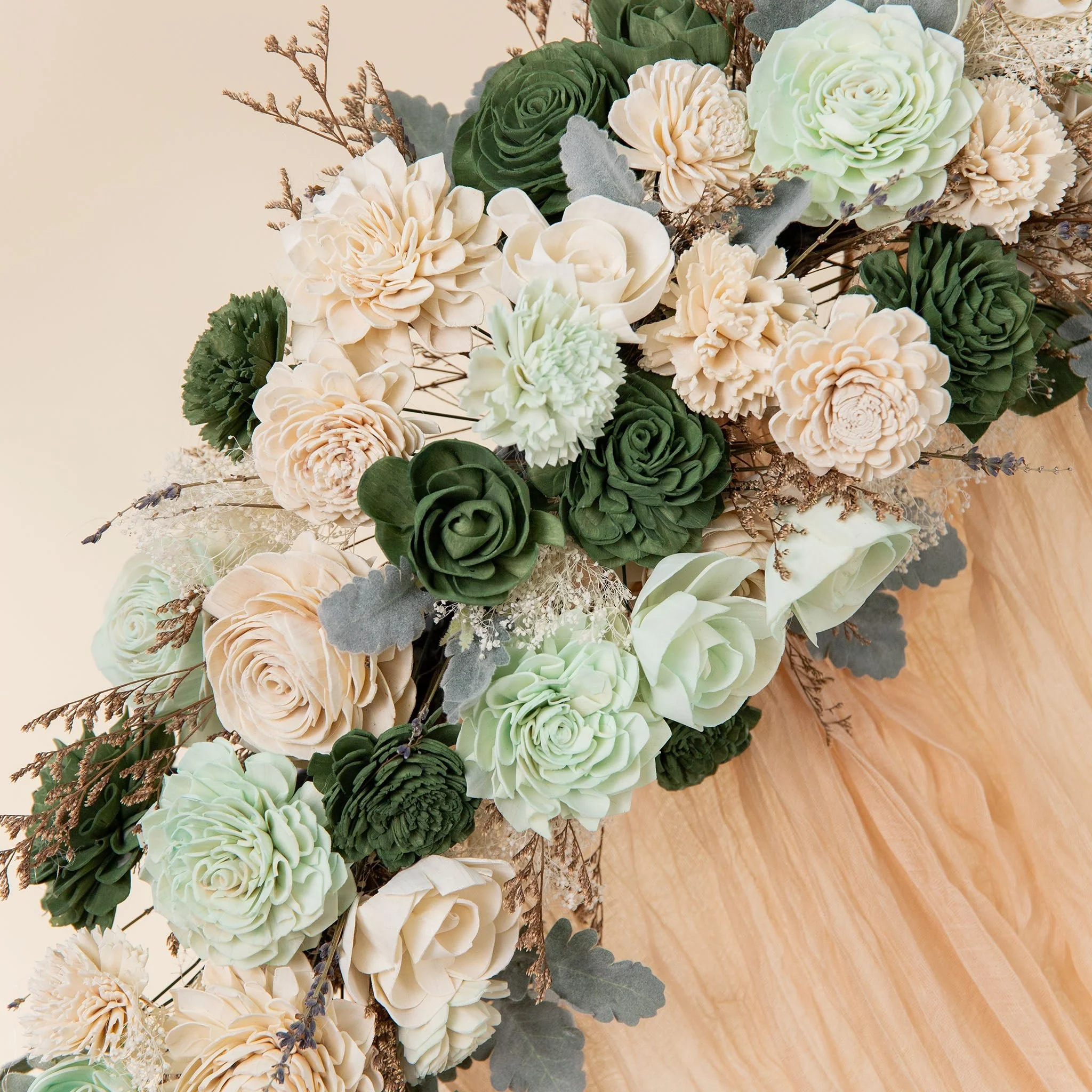 Silver Sage Wedding Arch Decor - Image 3