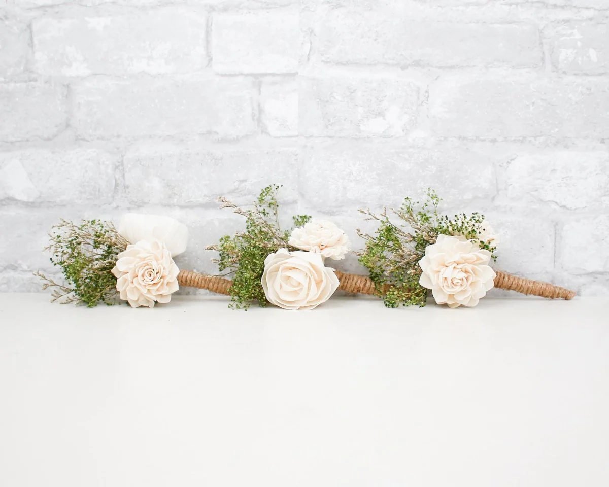 Woodland Boutonniere (Set Of 3)